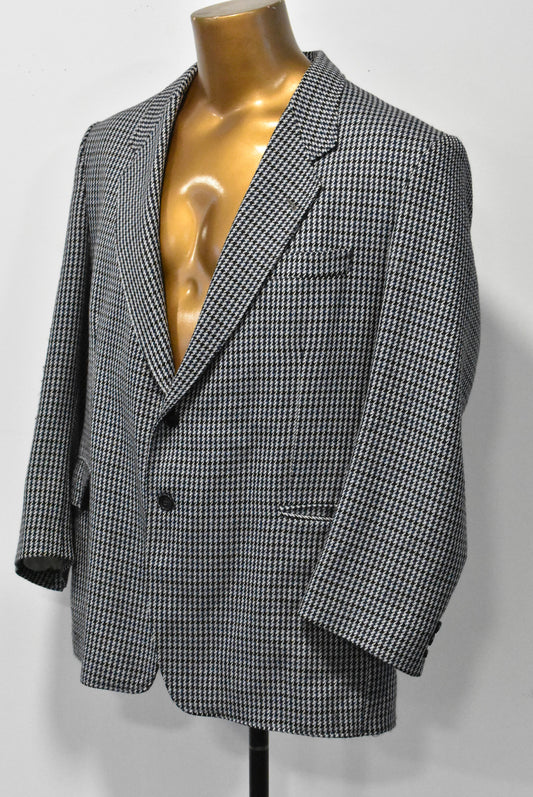 Serio houndstooth lined blazer, XL