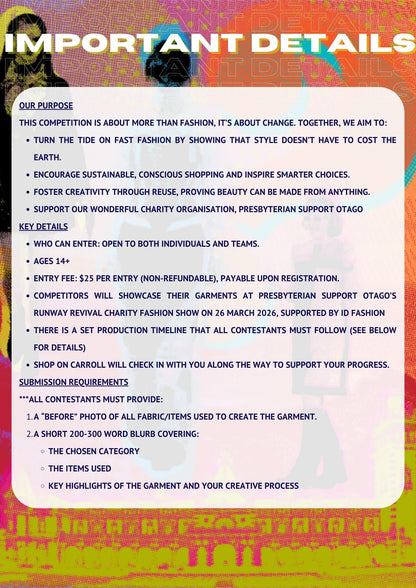 Runway Revival Competition - Anything But Clothes
