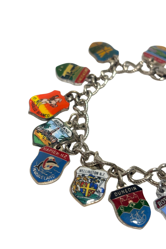 Travelling charm bracelet