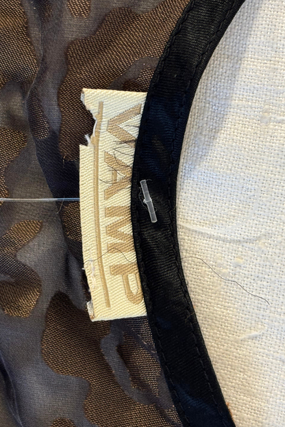 Vamp copper roses mesh tunic, S/M