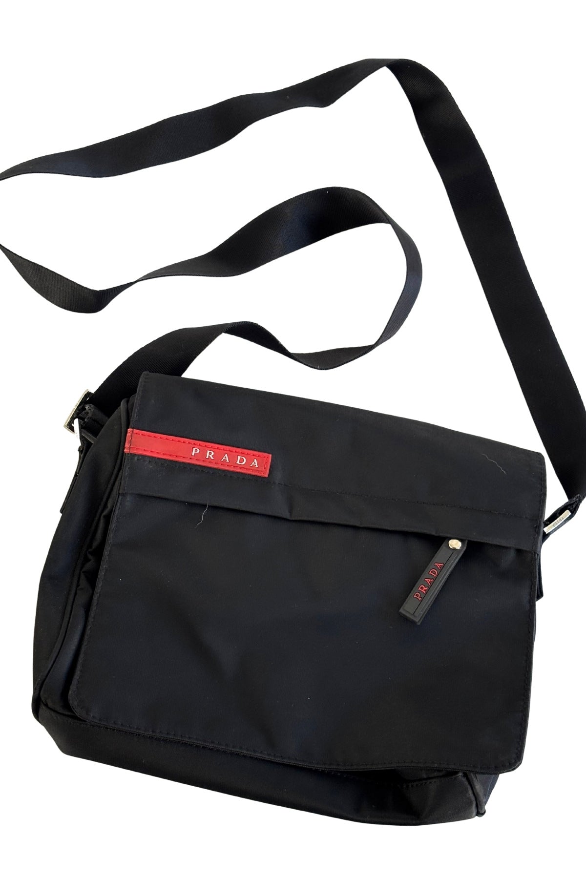 Vintage 1999 Prada pocket square messenger bag