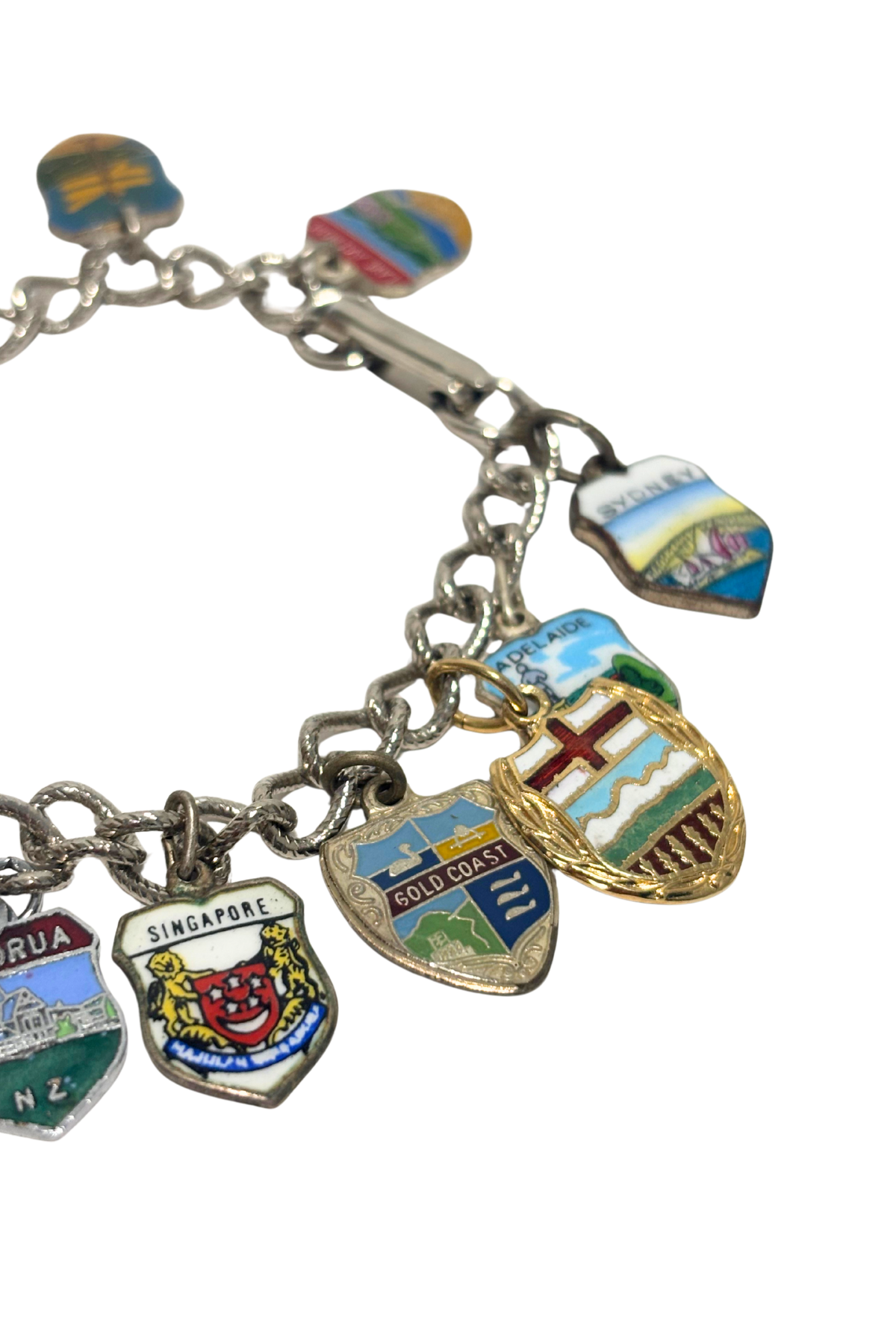 Travelling charm bracelet