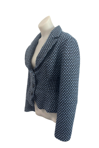 Sparkly Cropped Blazer, S