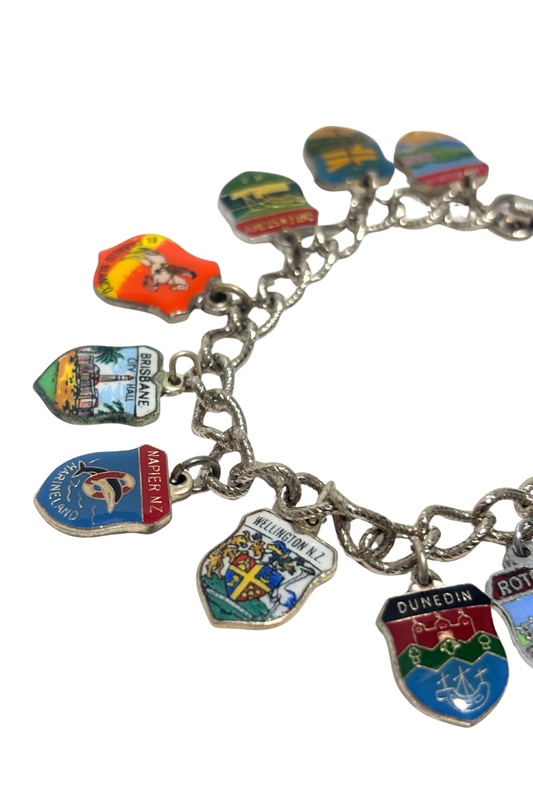 NZ + Aussie charm bracelet