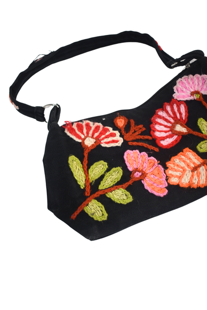 Louis Thomas embroidered canvas bag