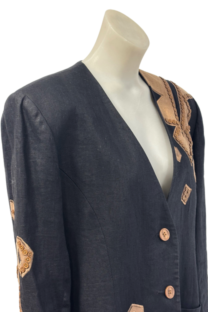 I.B. Diffusion linen blazer, 12