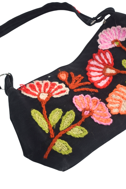 Louis Thomas embroidered canvas bag