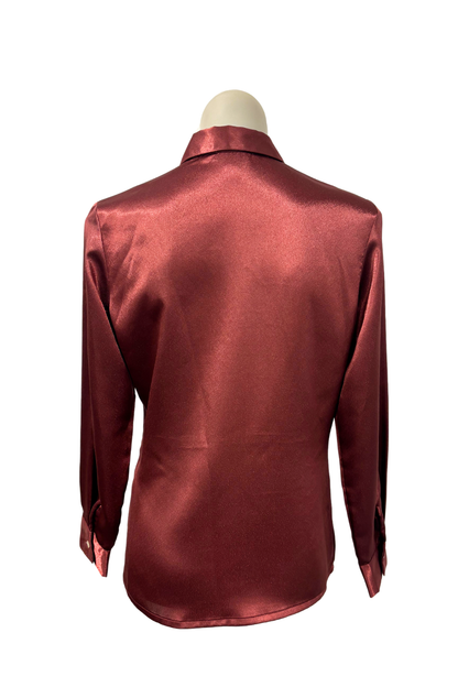 Jemma Poly Satin blouse, S