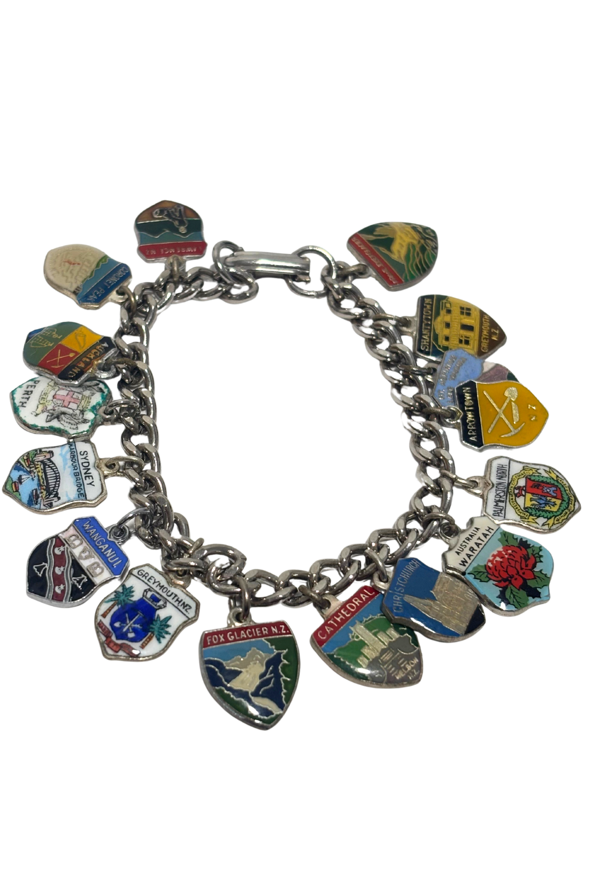 NZ + Aussie charm bracelet