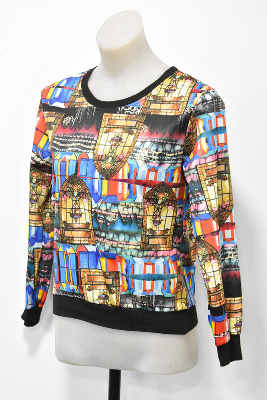 Nooz brightly printed long sleeve, XS