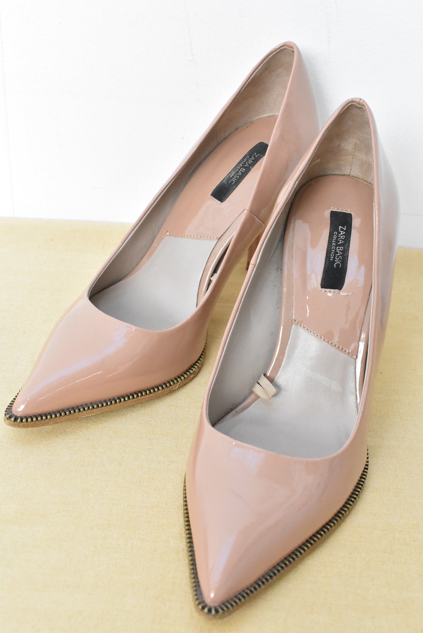 Zara pink nude heels, 38