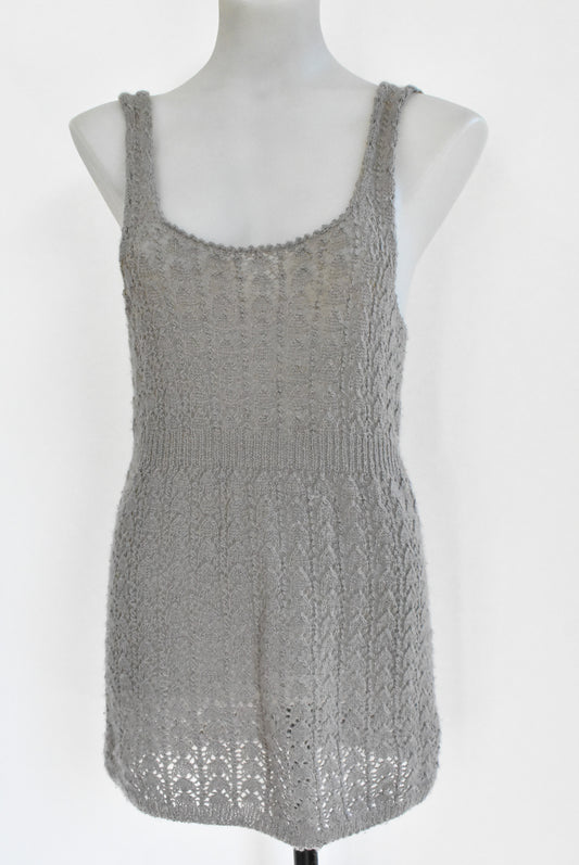 Lace knit singlet, S