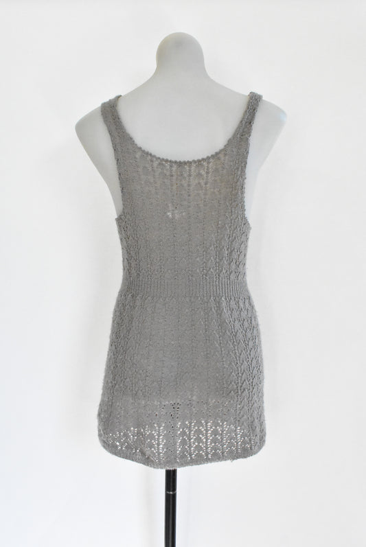 Lace knit singlet, S