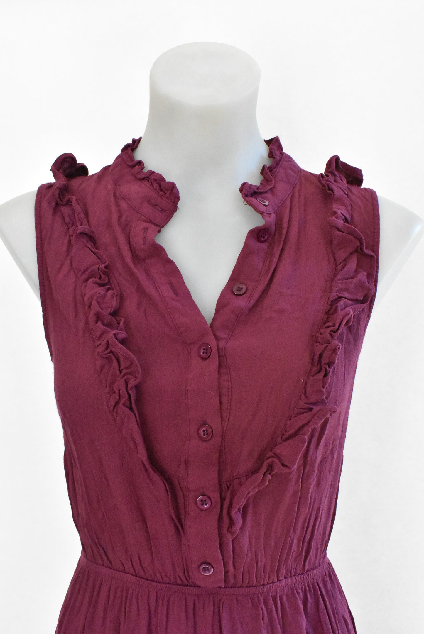 Oscar-St burgundy dress, M