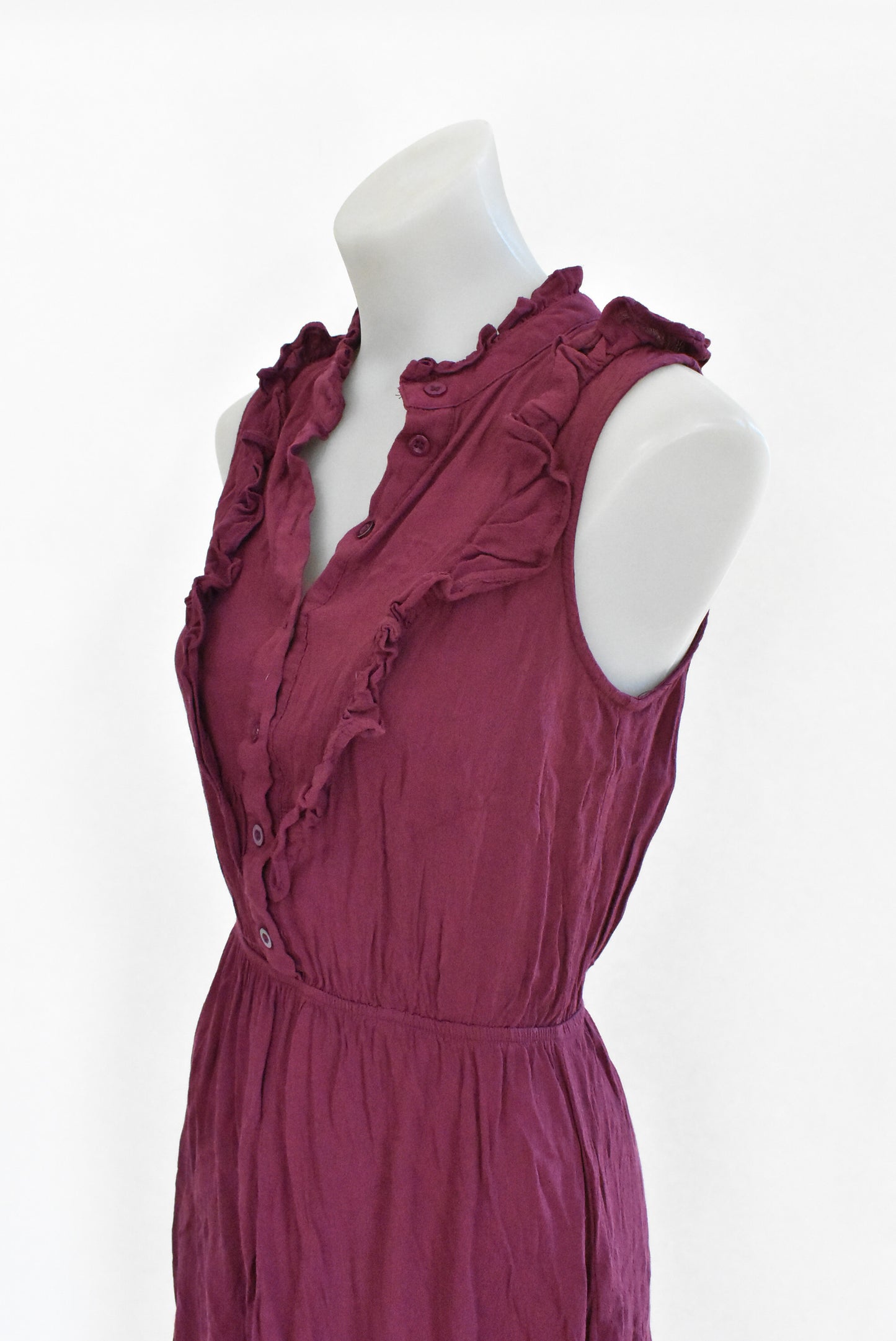 Oscar-St burgundy dress, M