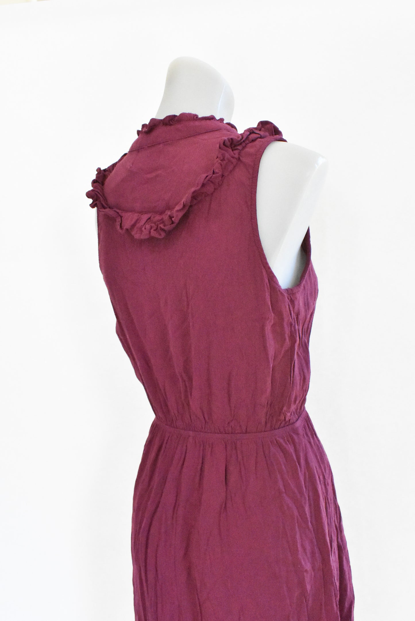 Oscar-St burgundy dress, M