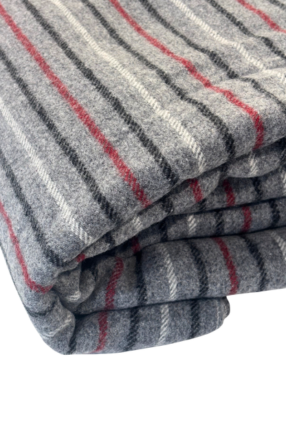 Striped wool fabric, 5m