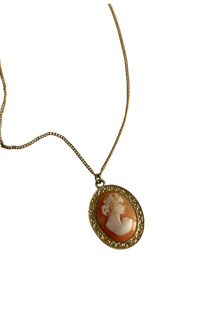 Germany Cameo portrait necklace