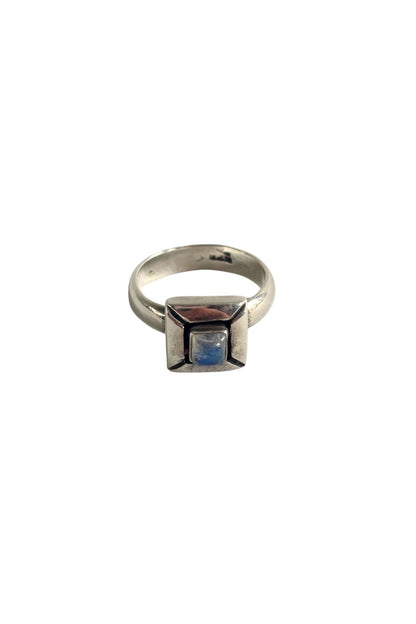 925 Silver labradorite ring