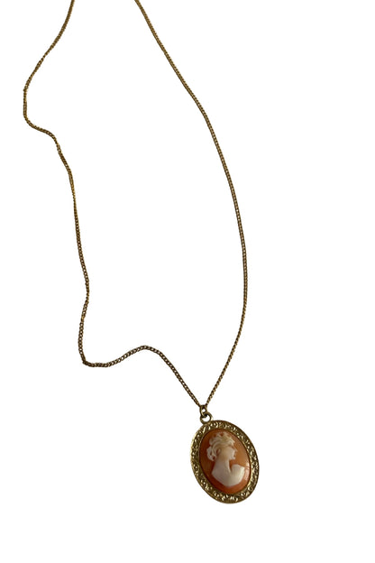 Germany Cameo portrait necklace