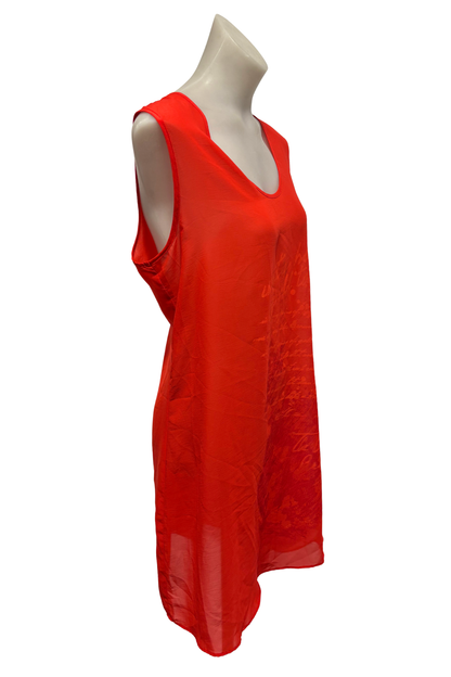 Mitchell by Liz Mitchell red lightweight dress, 16