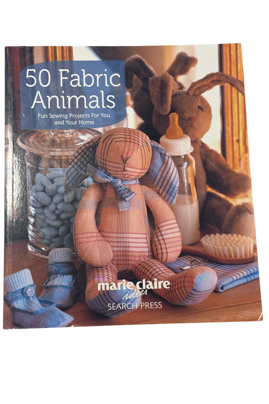 50 Fabric Animals craft book
