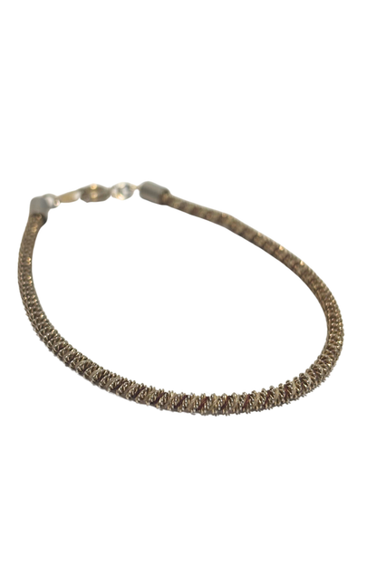 Tri coloured twist bracelet