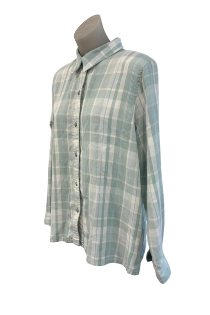 Alfred Dunner plaid button up, 16