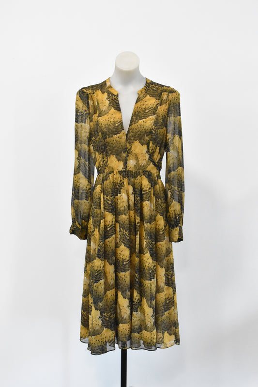 Whistles animal-ish pattern dress, S