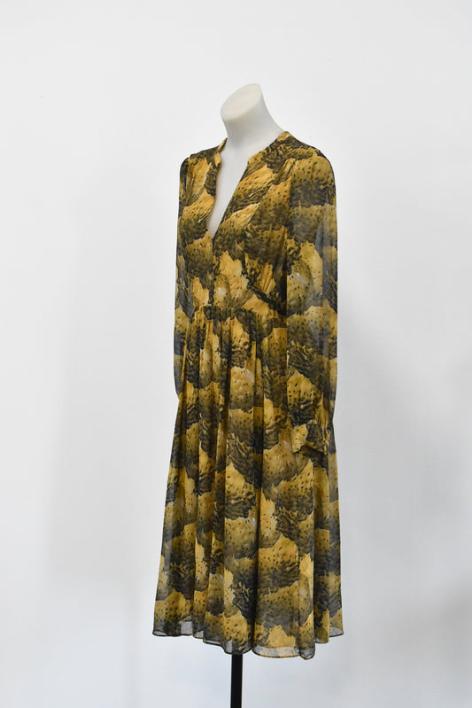 Whistles animal-ish pattern dress, S