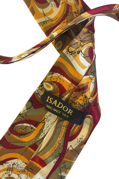 Isador handmade silk tie