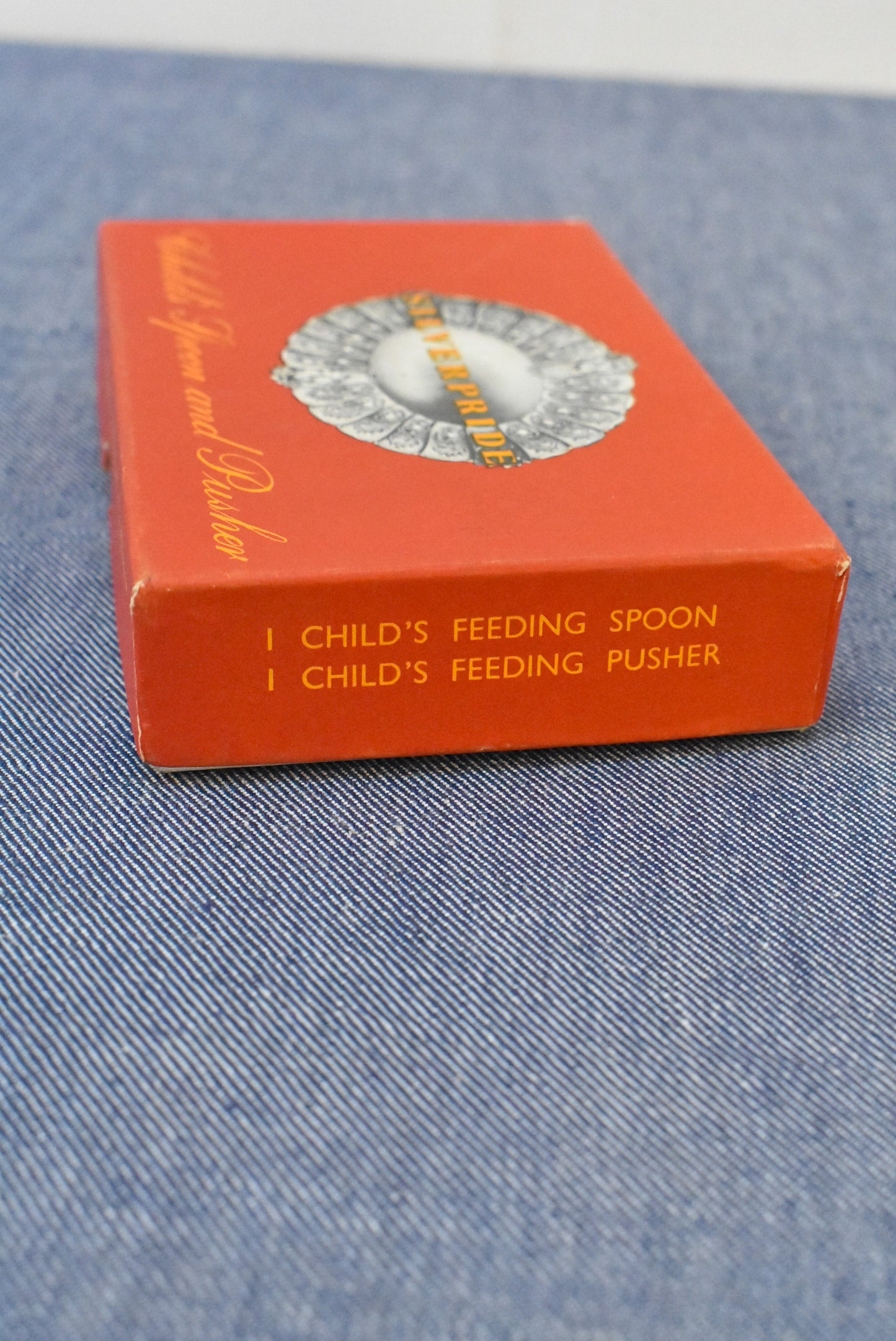 Silver Pride, children's feeding spoon and pusher