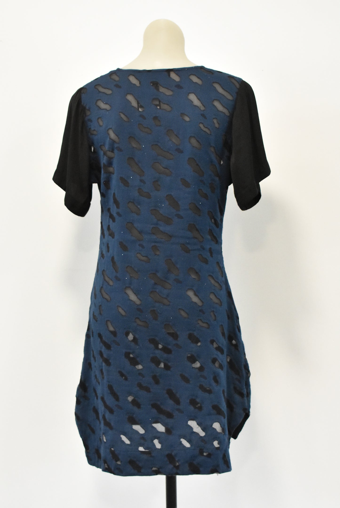 Moochi blue & black dress, L