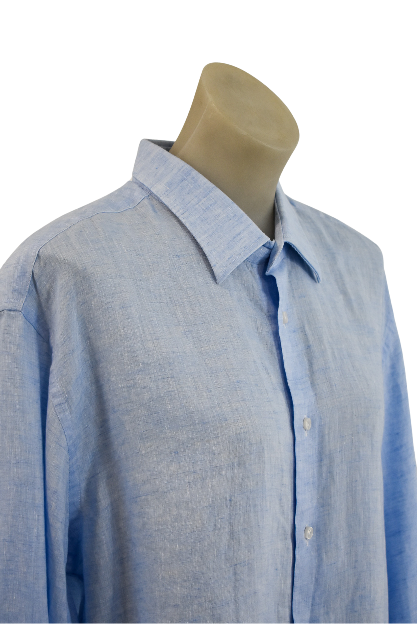 Beautiful blue linen shirt, XL