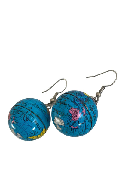 Vintage globe earrings