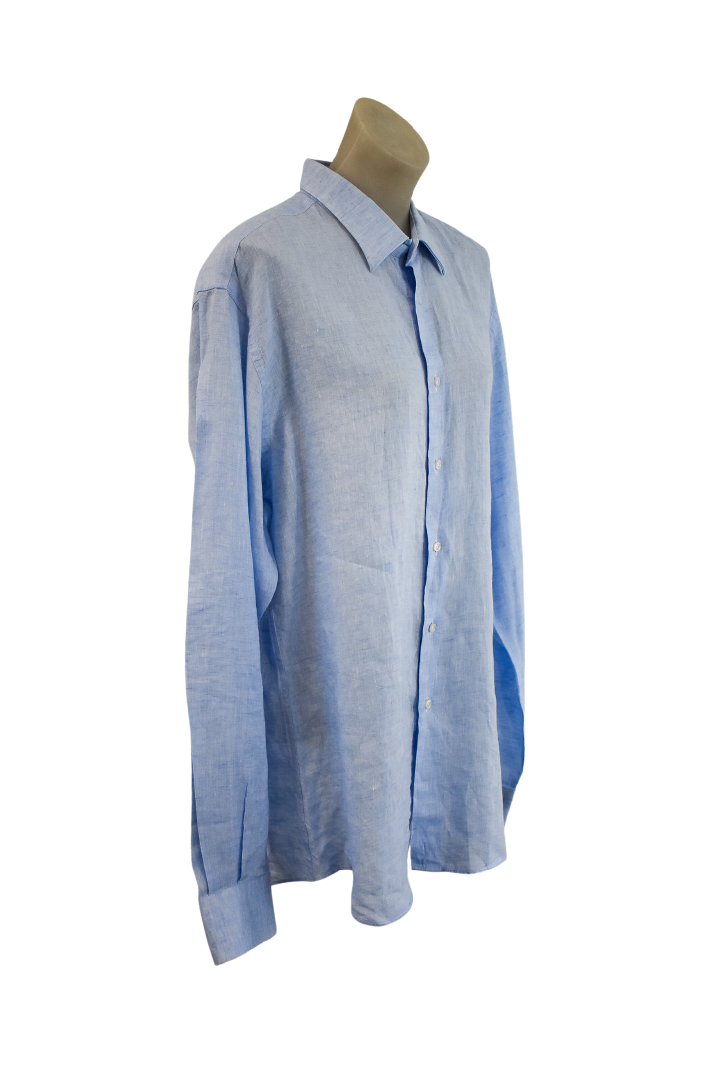 Beautiful blue linen shirt, XL