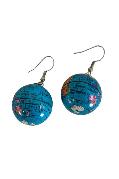 Vintage globe earrings