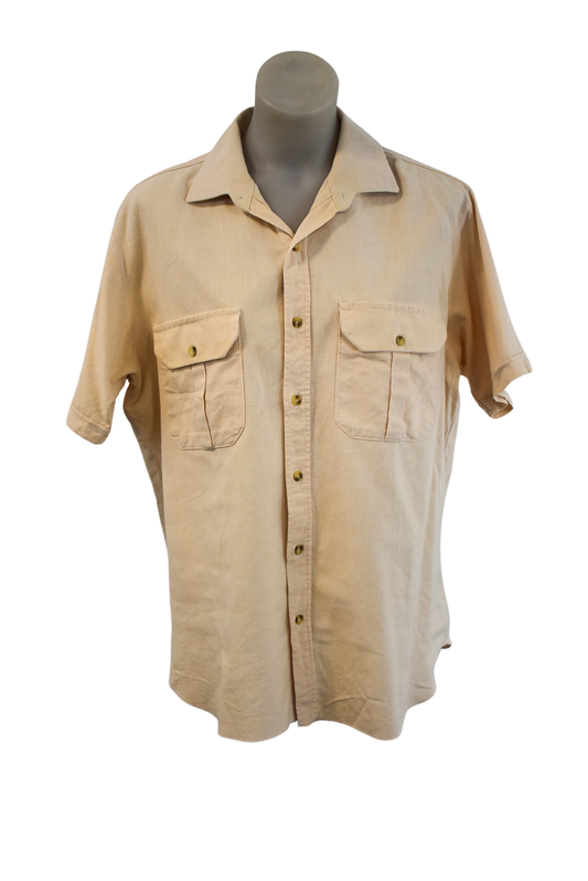 Gloster Country Shirt men's cotton button up, L