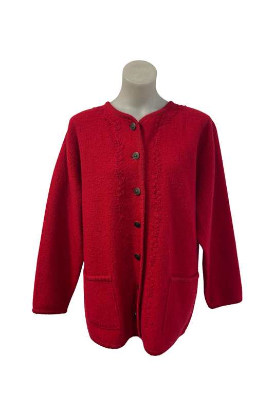 Chelsea 100% wool cardigan, M