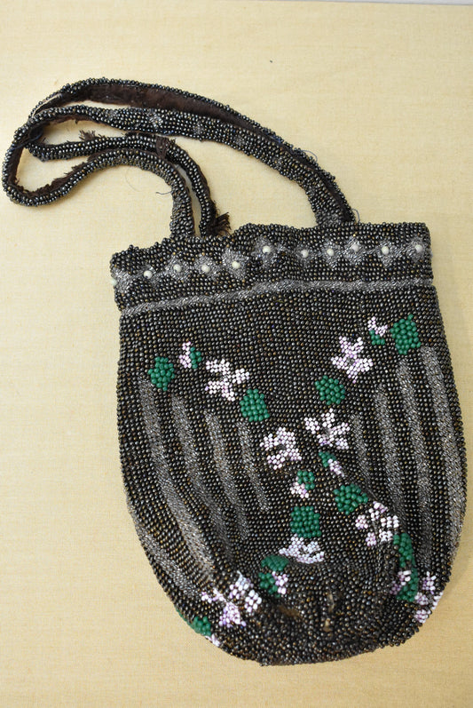 Vintage beaded flapper purse