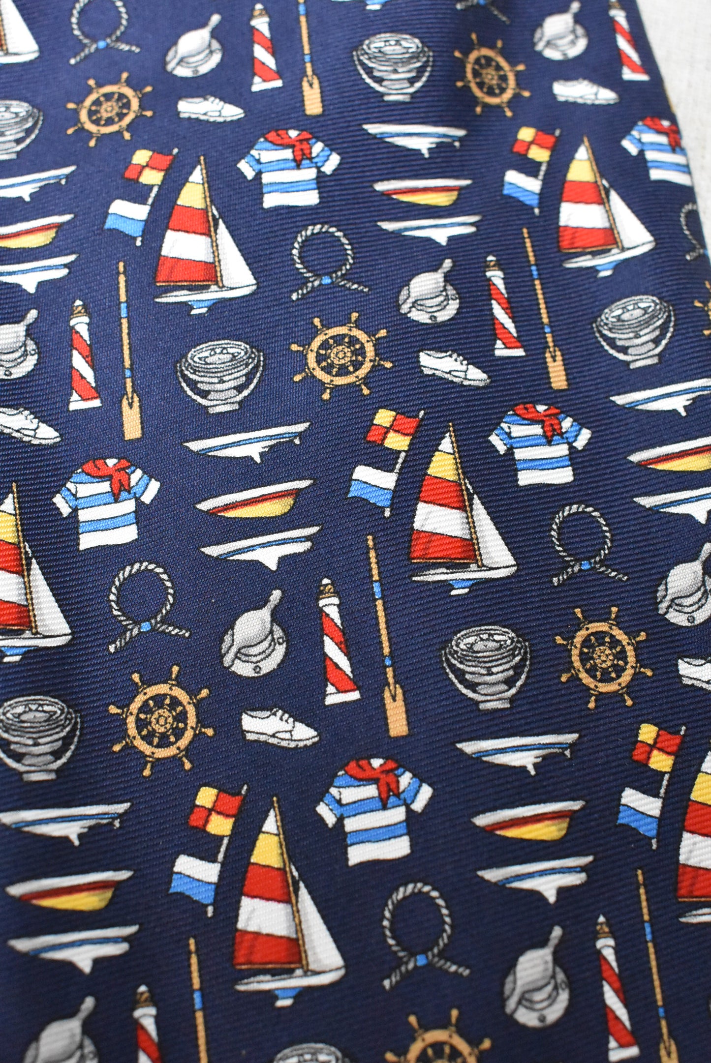 Beaufort pure silk nautical themed tie, NWT