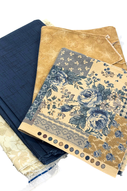 Grandmothers garden patchwork + quilt Ohio Run kit