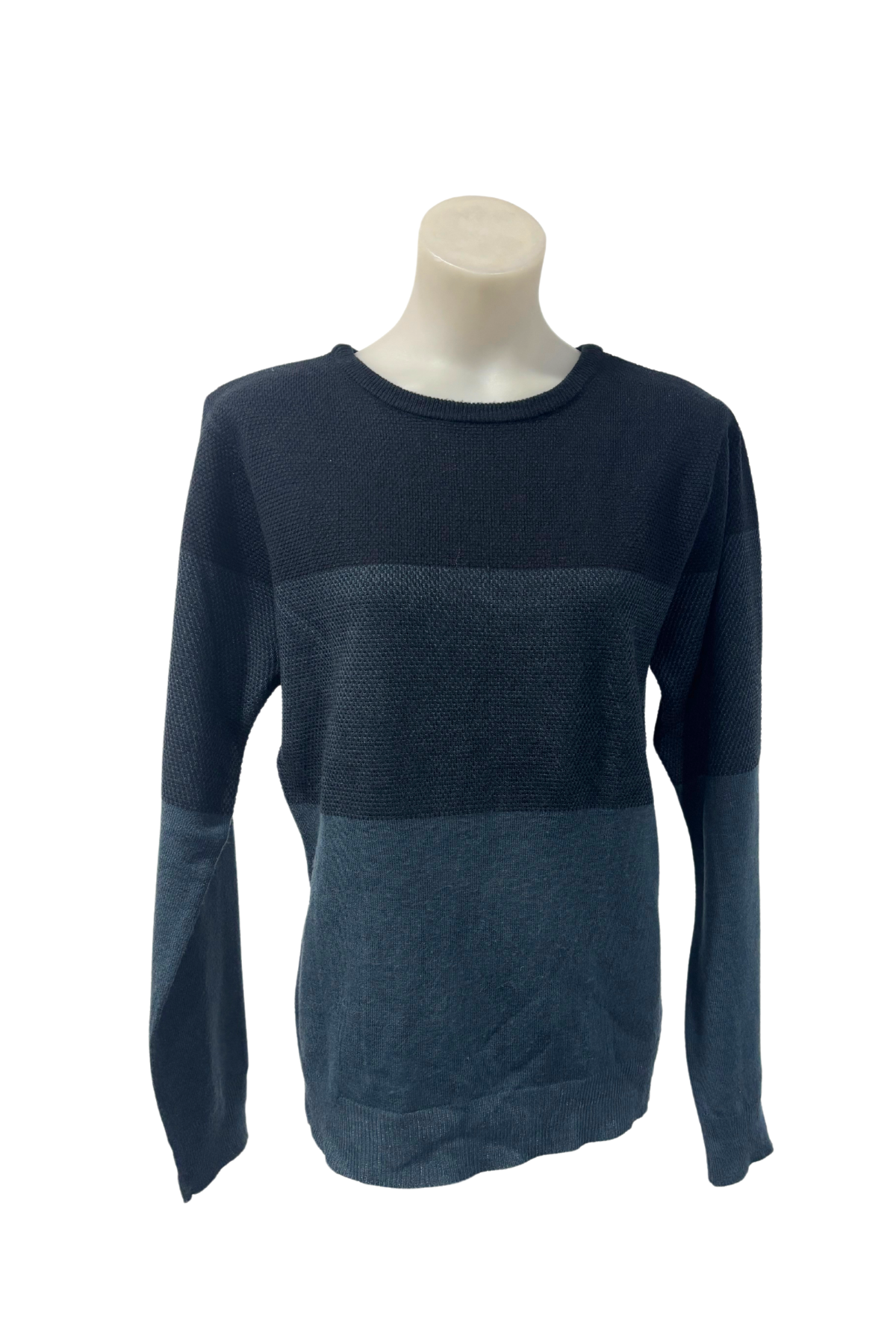 Tarnish shades of blue jumper, S