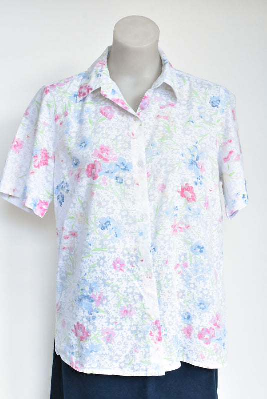 Light pastel cotton shirt, S/M