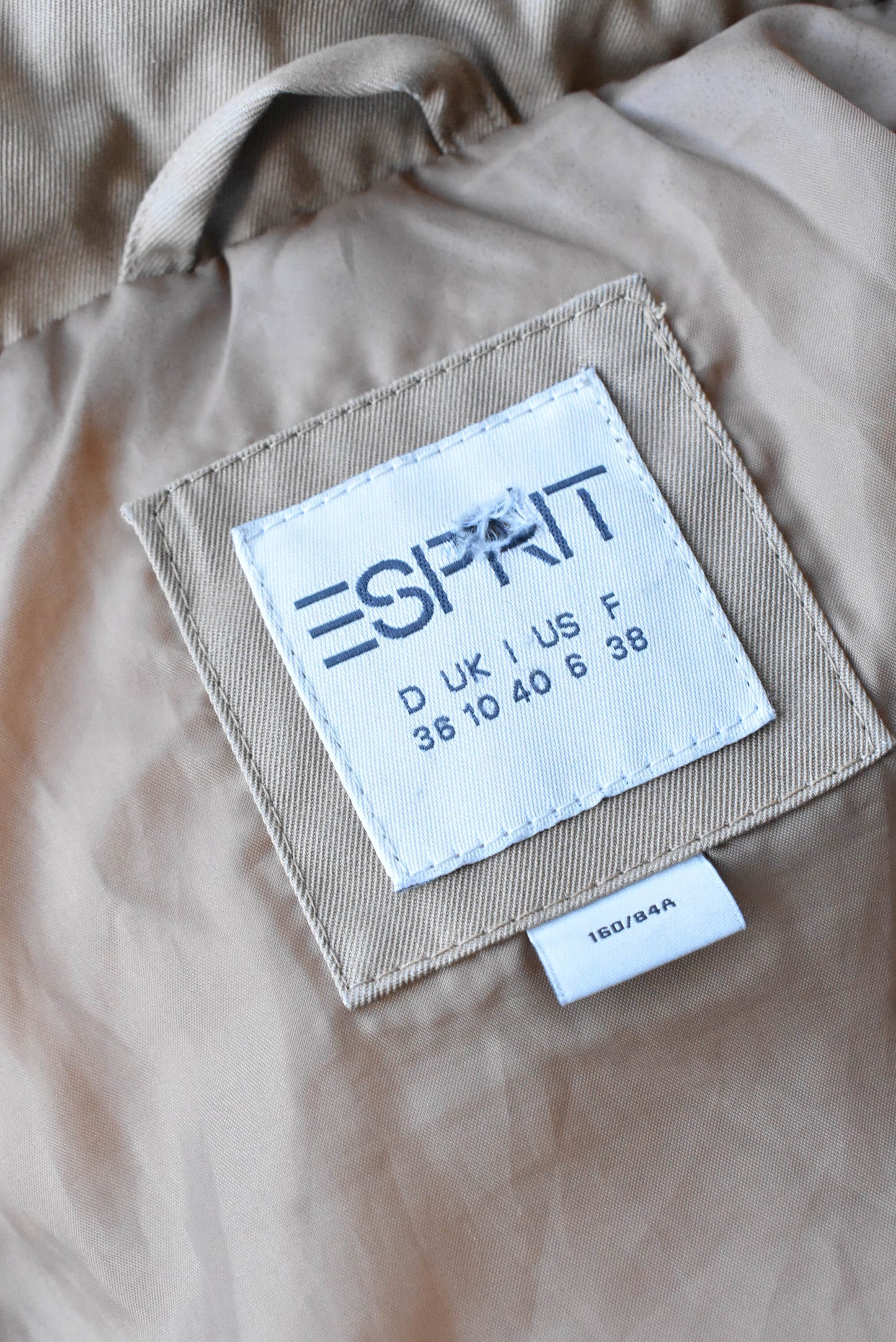 Esprit padded Coat size 10