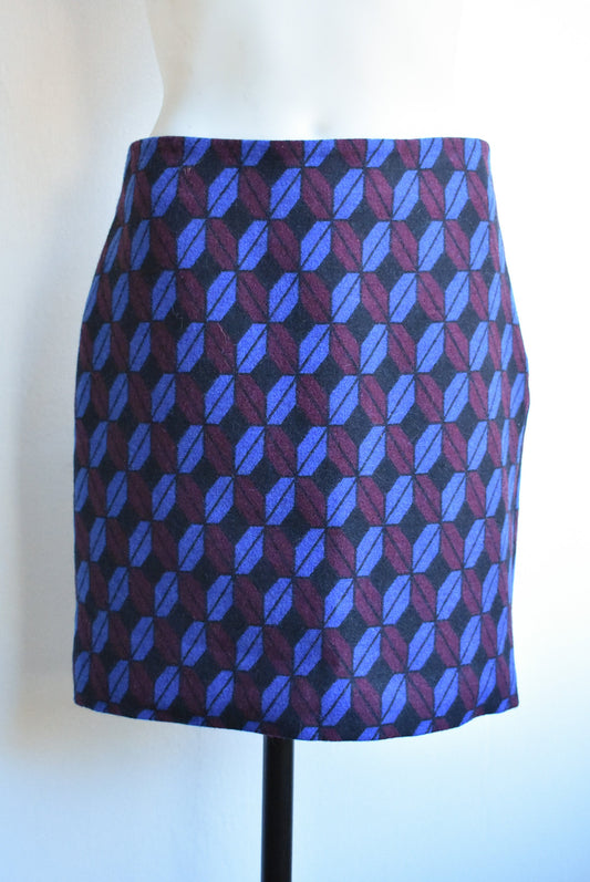 & Other Stories wool-blend dark miniskirt, size 36