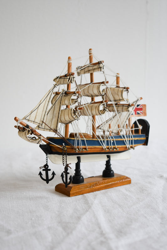 Model wooden Sailboat