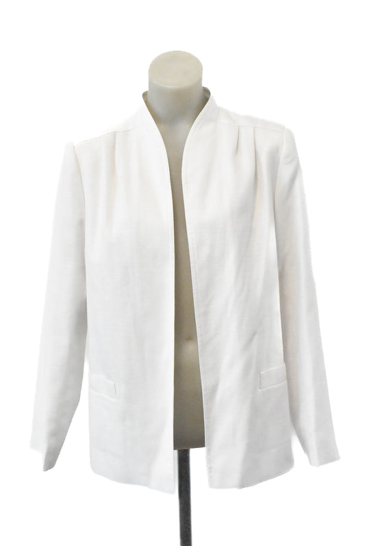 Cotura NZ made white blazer, 14