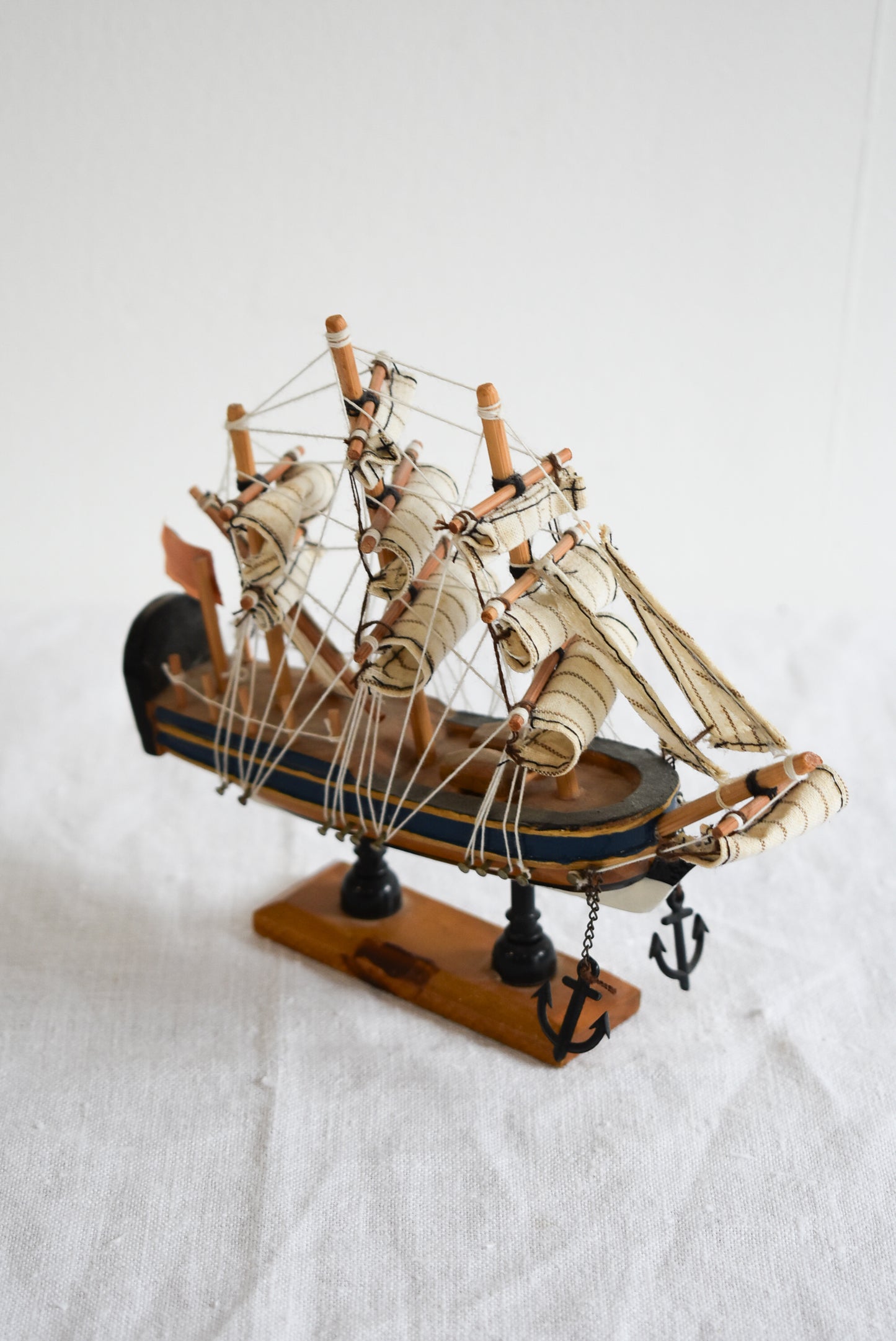 Model wooden Sailboat