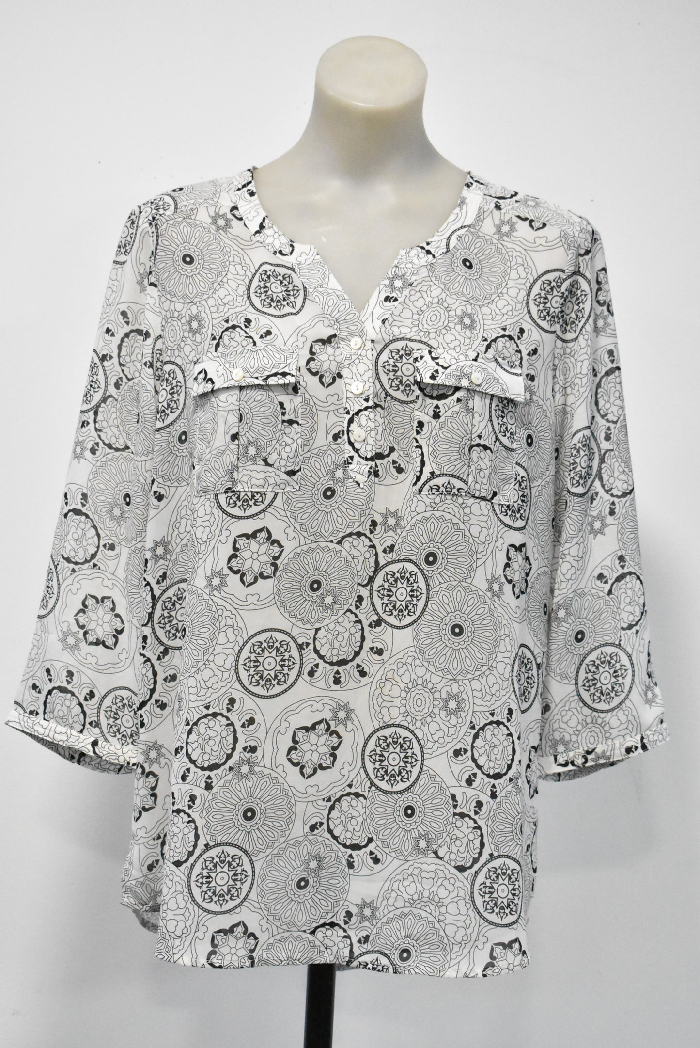 Siren patterned blouse, 12